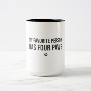 Ma personne préférée a quatre pattes – mug pour am