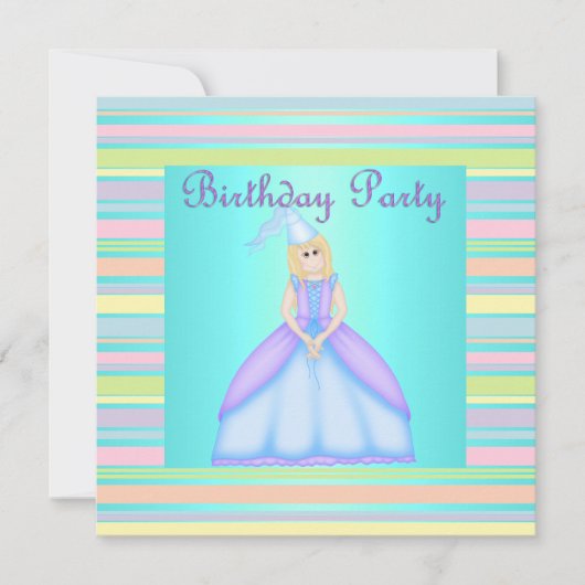MA PETITE PRINCESSE ANNIVERSAIRE INVITATION DU PAR (Devant)