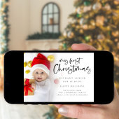 Ma première carte de Noël Baby 6 Photo Holiday
