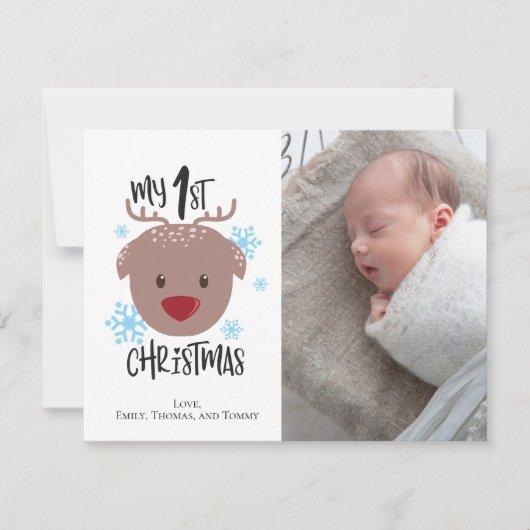 Ma première carte de vacances de Noël (Devant)