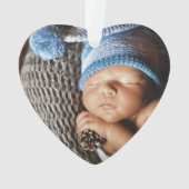 Ma première grande photo de Noël en forme de coeur (dos)