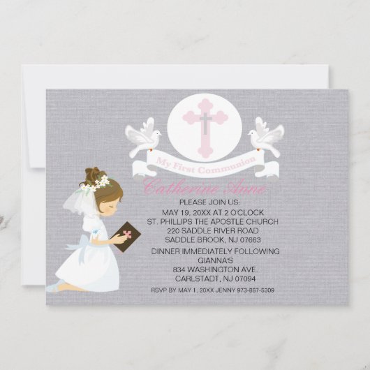 Ma première invitation d'agenouillement de fille (Devant)