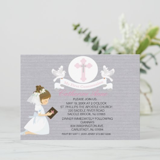 Ma première invitation d'agenouillement de fille (Debout devant)