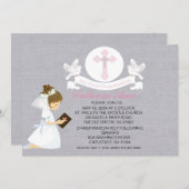 Ma première invitation d'agenouillement de fille (Devant / Derrière)