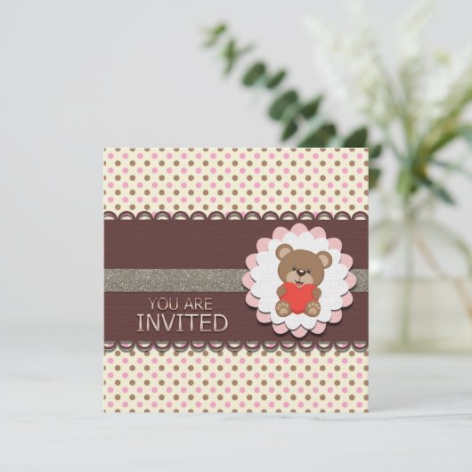 Ma première invitation d'anniversaire de Beary (Debout devant)