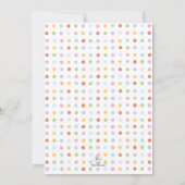 Ma première invitation de photo de dent (Dos)