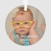 Ma première photo bébé de Noël (dos)