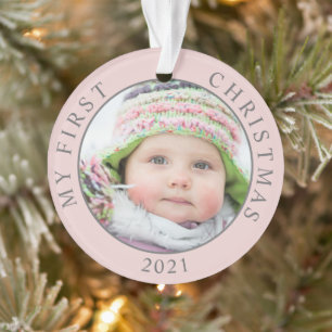 Ma première photo de bébé de Noël avec année