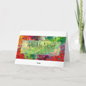 Ma propre carte de voeux de plage privée (Dos)