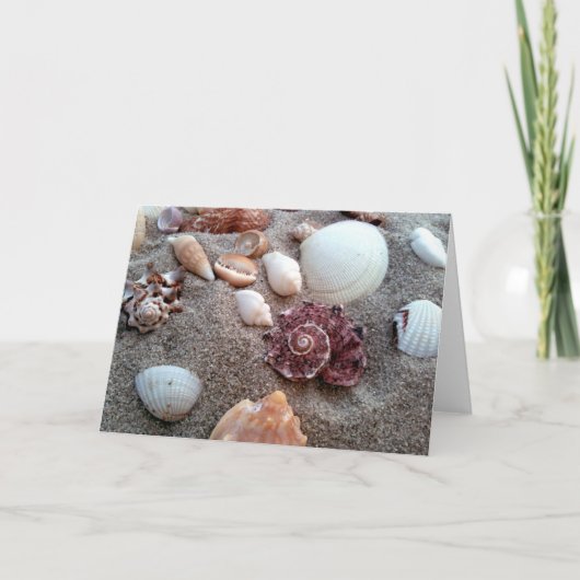 Ma propre carte de voeux de plage privée (Devant)