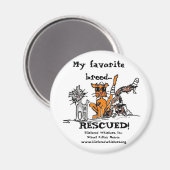 Ma race préférée..., SECOURUE ! Magnet (Recto/Verso)