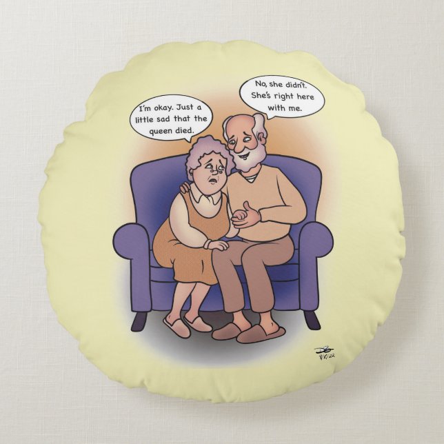 Ma reine Coussin ronde (Devant)