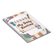 ma routine quotidienne Cahier à spirales (Côté Droit)