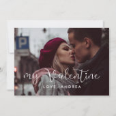 Ma Saint-Valentin carte photo de la Saint-Valentin (Devant)