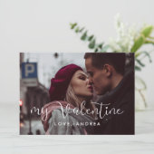 Ma Saint-Valentin carte photo de la Saint-Valentin (Debout devant)