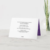 Ma sainteté enveloppe tout ce que je vois, carte A (Dos)