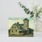 MA Salisbury Beach Life Save Station Carte postale (Debout devant)
