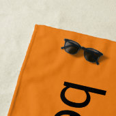 ma serviette de plage Halloween (En situation)