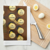 Ma serviette d'orgue idéale à la bordure blanche (Quart Plié)