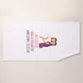 Ma soeur a une soeur Freakin géniale meilleure jam (Serviette de bain)