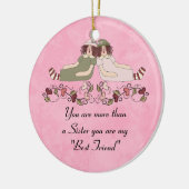 Ma soeur mon ornement de meilleur ami (Gauche)