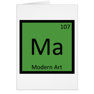 Ma - Symbole de table périodique de la chimie de l