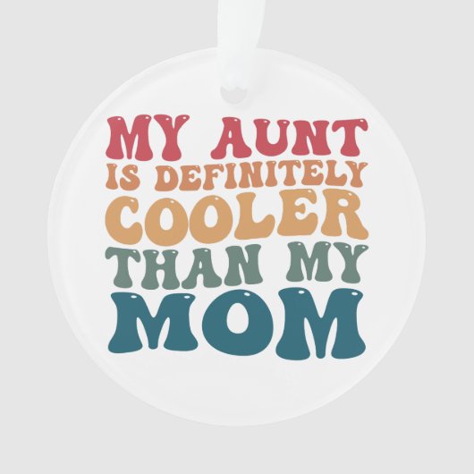 Ma tante est certainement Glacière que ma mère (devant)