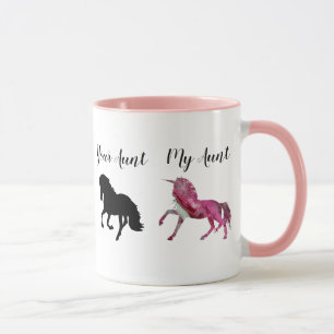 Ma tante Votre licorne Cheval Mug Coffee Cup Art