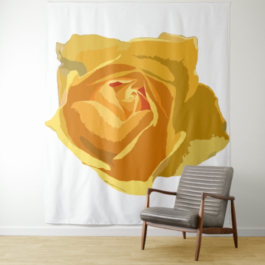 Ma tapisserie de Rose du Texas (En situation)