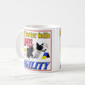 Ma tasse d'agilité d'amours de border collie (Devant gauche)