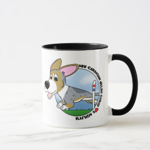 Ma tasse d'agilité d'amours de corgi de Gallois d