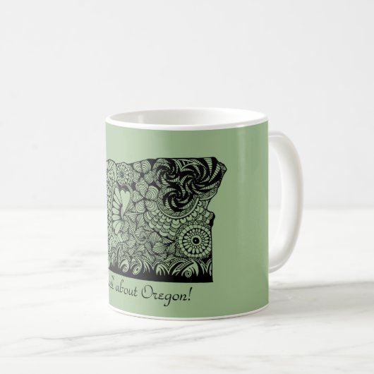 Ma tasse de café de l'Orégon (Devant droit)