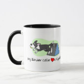 Ma tasse de Flyball d'amours de border collie (Gauche)