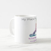 Ma tasse de logo de Pilates d'endroit (Devant gauche)