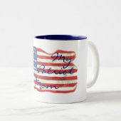 MA tasse de MAMAN de PATRIOTE (Devant droit)