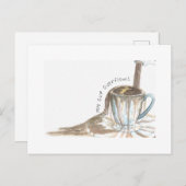 ma tasse déborde carte postale (Devant / Derrière)