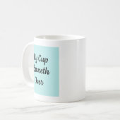 Ma tasse déborde Mug  (Devant gauche)