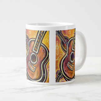 Ma tasse enorme de la Chine d'ukulélé
