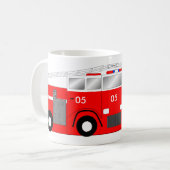 Ma tasse est un CAMION DE POMPIERS (Devant gauche)