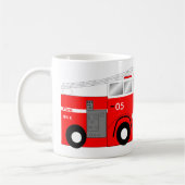 Ma tasse est un CAMION DE POMPIERS (Gauche)