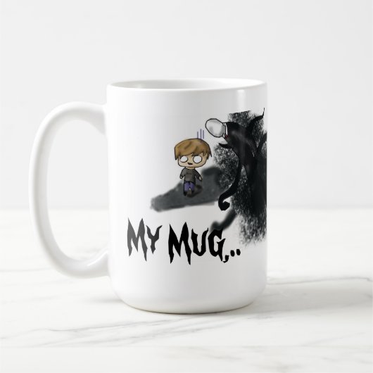 Ma tasse Pewdiepie Slenderman (Gauche)