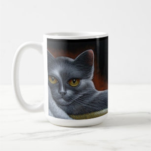 MA TASSE RUSSE DE CAT BLEU