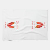 Ma tête aux orteils Vegetable Funny Serviette de c (Horizontal)