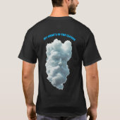 Ma tête est dans les nuages Drôle T-shirt (Dos)