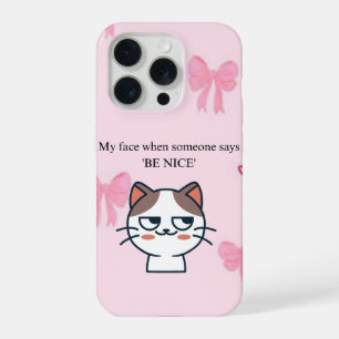 Ma tête quand quelqu'un me dit sois gentil   Chat 