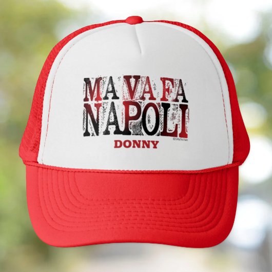 Ma Va Fa Napoli - gepersonaliseerde Trucker Hat Pet