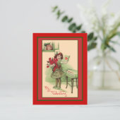 Ma Valentine Cute Cartes d'Art Vintages et cartes  (Debout devant)