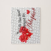 Ma vie a été changée par puzzle d'adoption (Vertical)