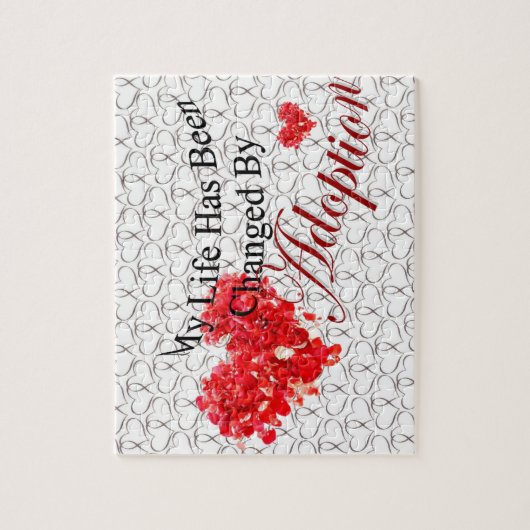 Ma vie a été changée par puzzle d'adoption (Vertical)