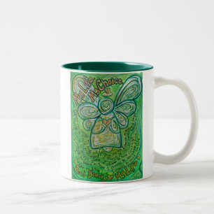 Ma vie Cancer vert Angel Mug